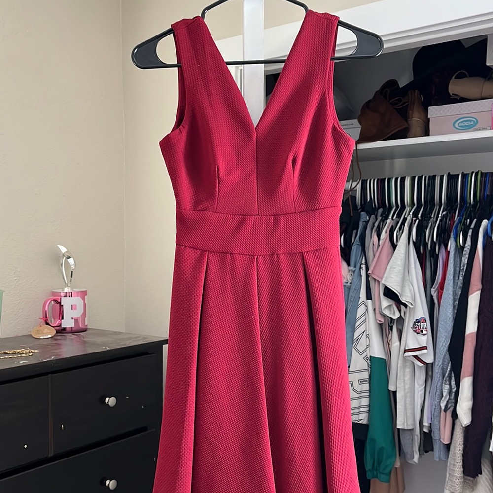 Haute Monde red dress